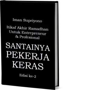 Mockup Buku Santainya Pekerja Keras SNF Consulting