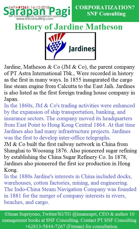 History of Jardine Matheson - SNF Consulting