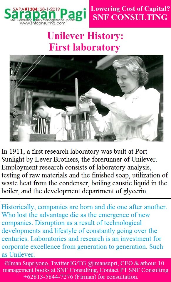 Unilever History First Laboratory Snf Consulting 9079