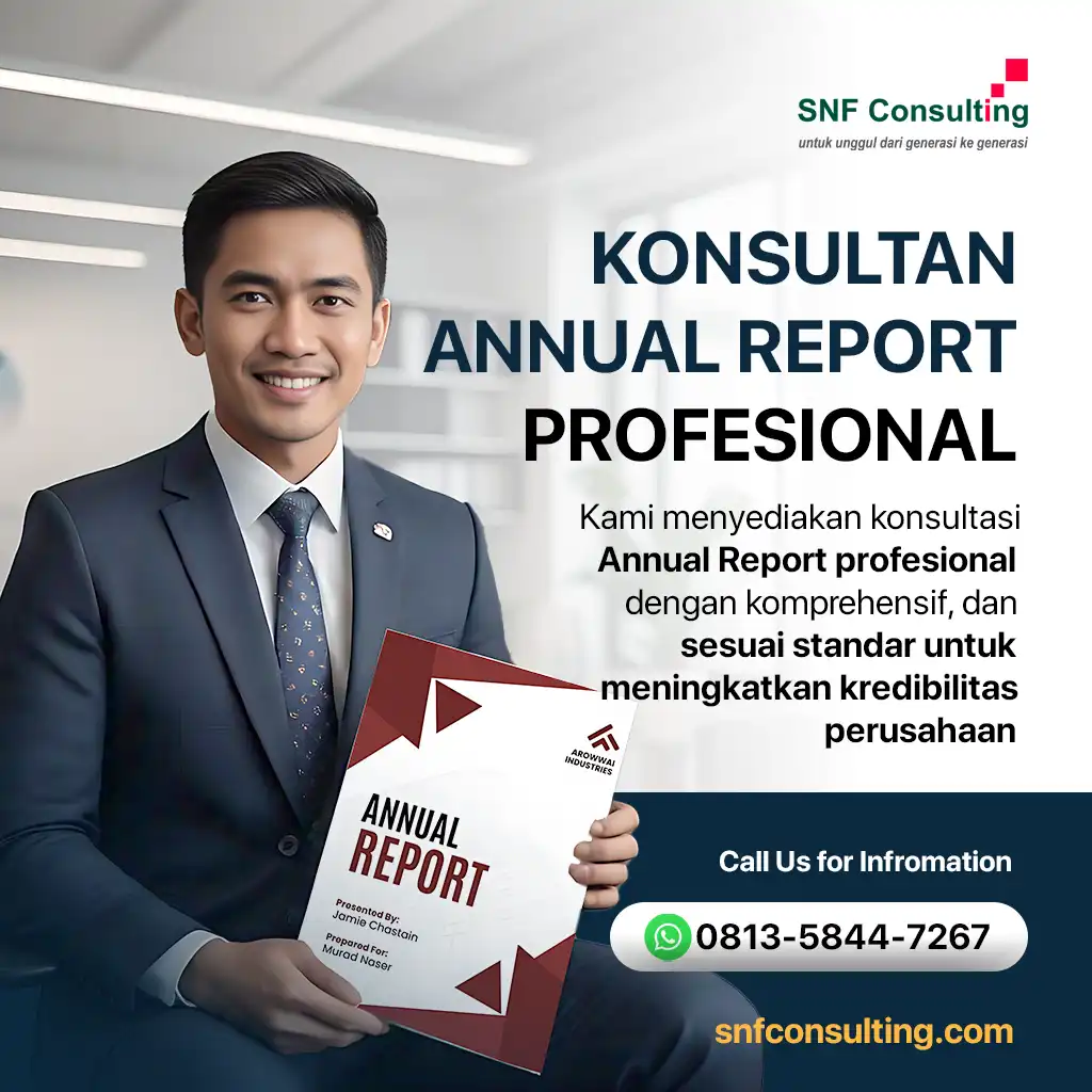Flyier Konsultan Annual Report SNF Consulting